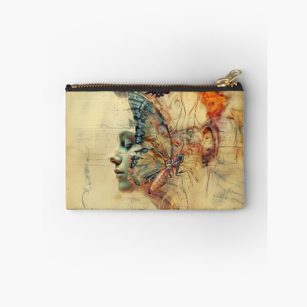 Item preview, Abstract  Butterfly Woman Art designed and sold by Obsidian Ink by Wilshire.