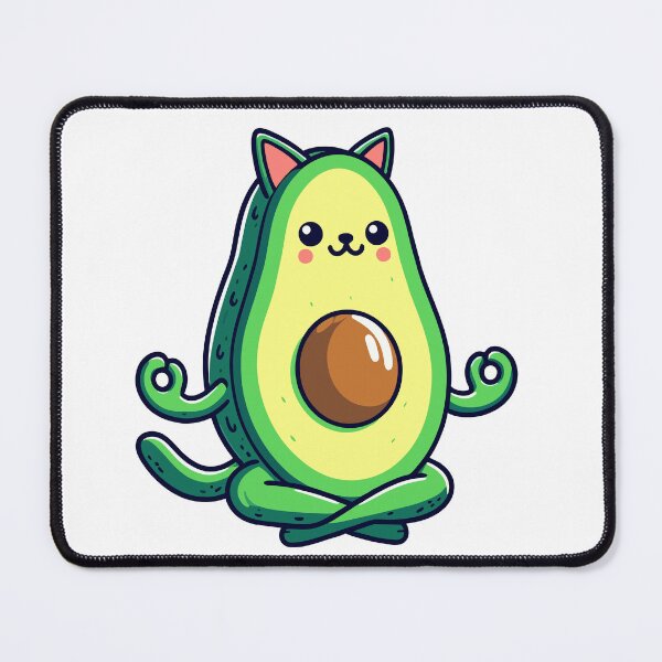 Item preview, Avocado Yoga Cat designed and sold by Designowner.