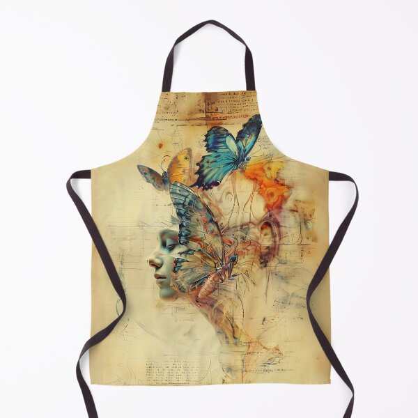 Item preview, Abstract Butterfly Woman Art designed and sold by Obsidian Ink by Wilshire.