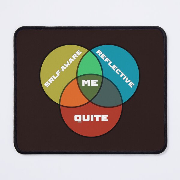 Item preview, Introvert Venn Diagram designed and sold by ClanRaeDesign.