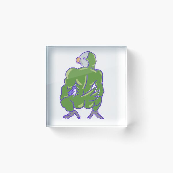 Item preview, Quaker parrot butt designed and sold by Nekaiida.