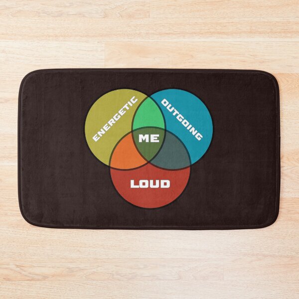 Item preview, Extrovert Venn Diagram  designed and sold by ClanRaeDesign.