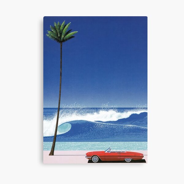 Item preview, Hiroshi Nagai city pop Vintage Car coastal vibes city vaporwave tokyo 80s 90s japanese pop art manga art designed and sold by Nicodemuss.