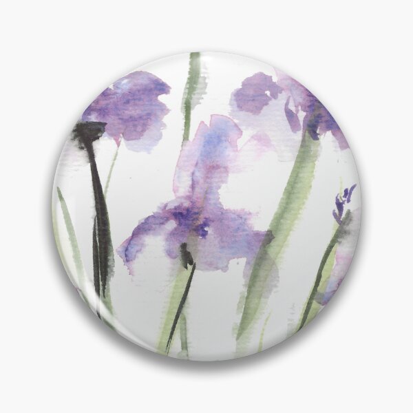 Aperçu de l'œuvre iris violets créée et vendue par Artbydekloe.