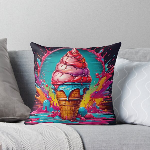Item preview, Helado cremoso en pinturas líquidas designed and sold by PixelCraftDSG.