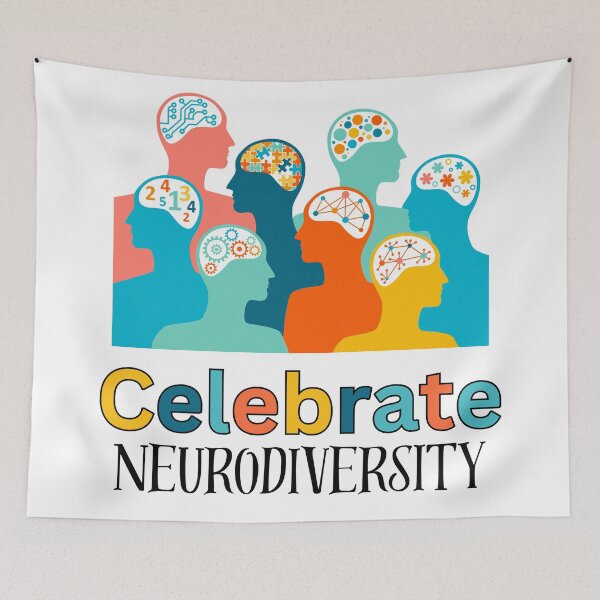 Item preview, Celebrate Neurodiversity Colorful Diversity  designed and sold by julyperson.