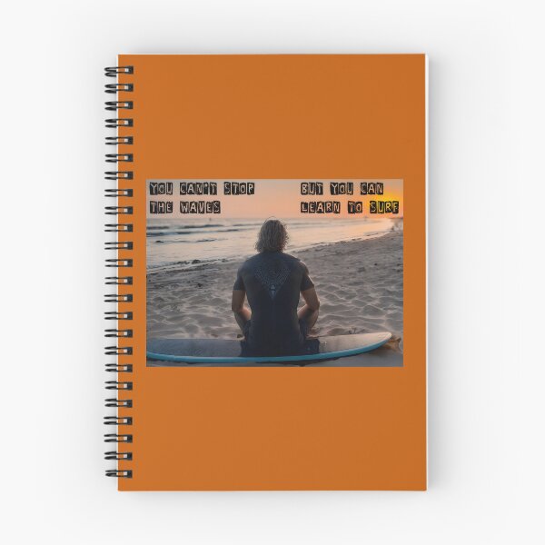 Item preview, You can't stop the waves...but you can learn to surf! designed and sold by The Rainbow Rebel Collective.
