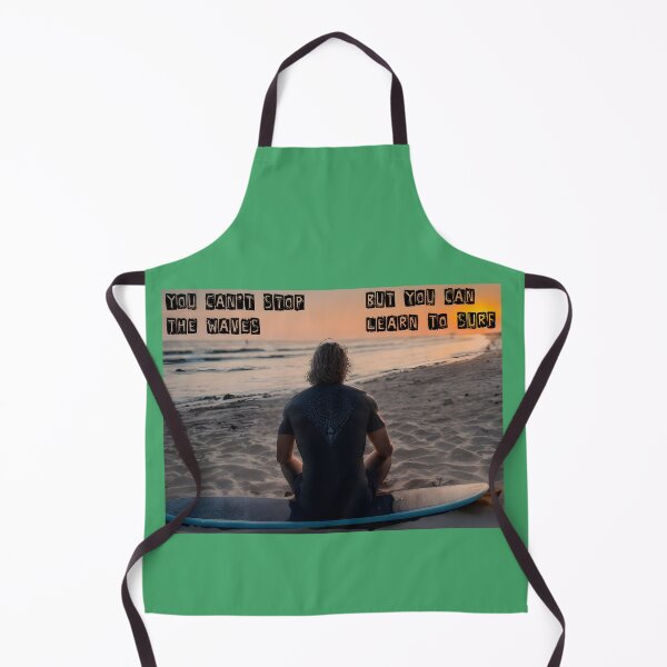 Item preview, You can't stop the waves...but you can learn to surf! designed and sold by The Rainbow Rebel Collective.
