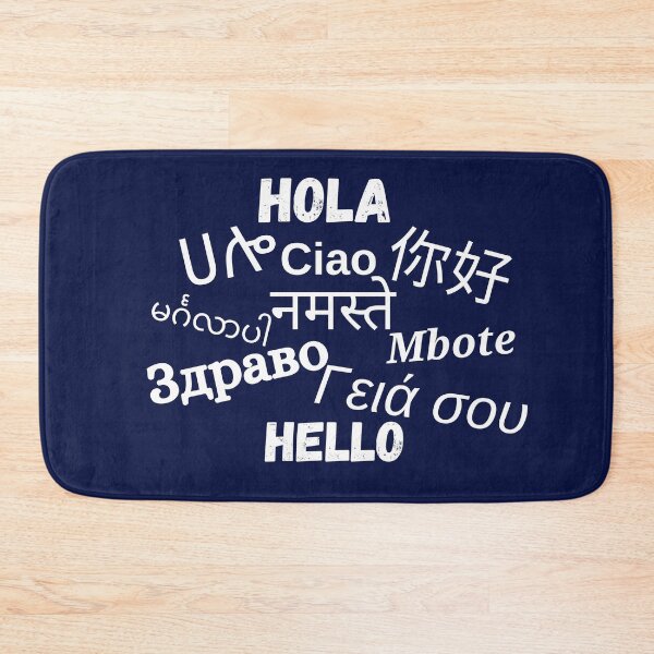Item preview, Hello In Different Languages designed and sold by DesignMore21.