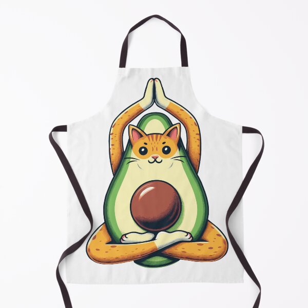 Item preview, Avocado Yoga Cat designed and sold by Designowner.