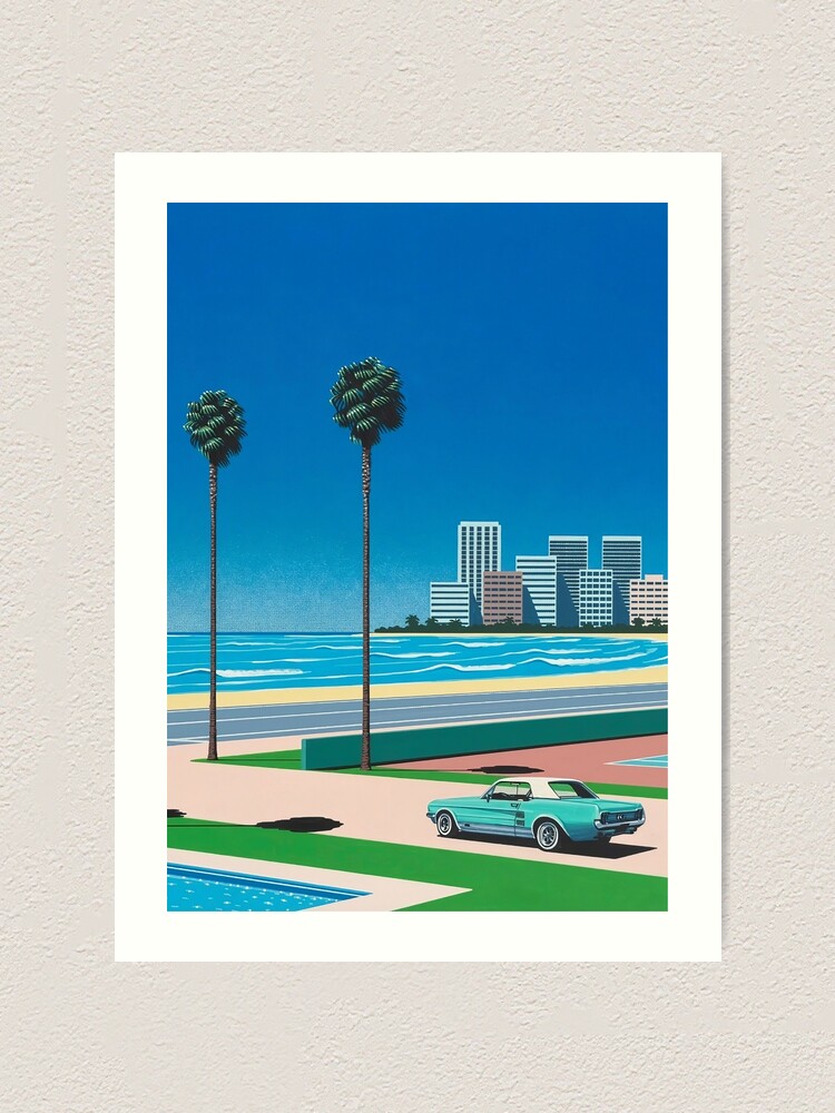 アート・デザイン・音楽 NIGHT CITY MAGAZINE Hiroshi Nagai city pop Vintage Car coastal vibes city