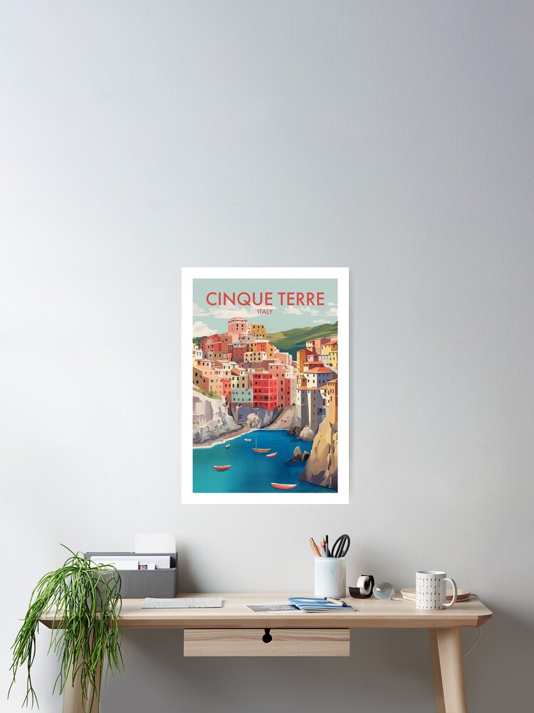 Thumbnail 2 of 3, Poster, CINQUE TERRE designed and sold by MarkedArtPrints.