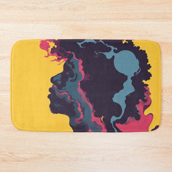 Item preview, Psychedelic Afro Silhouette Art Print designed and sold by Retrocranio.