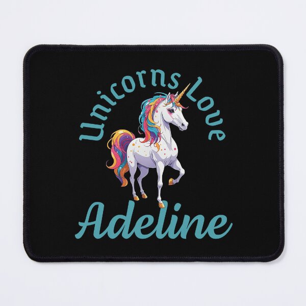 Item preview, Unicorns Love Adeline designed and sold by ComicKitsch.