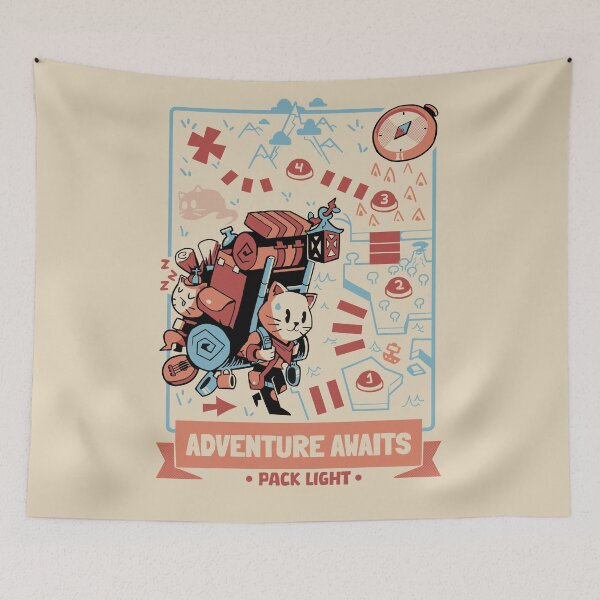 Item preview, Adventure awaits: Pack light designed and sold by HeyraVieira.