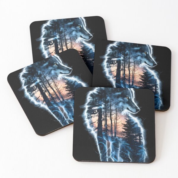Item preview, Majestic Wolf Through The Mysterious Forest designed and sold by DZ-Merch.