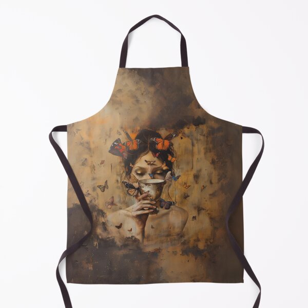 Item preview, Butterfly Woman And Coffee Art designed and sold by Obsidian Ink by Wilshire.