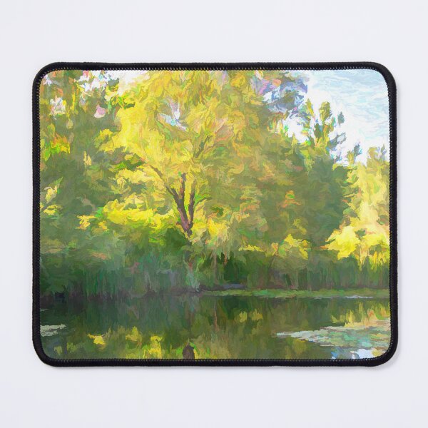 Item preview, Tree Reflecting in a Pond Painting designed and sold by jrtwynam.