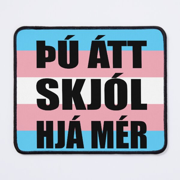 Item preview, Trans fáni - Þú átt skjól, heill designed and sold by Transvinir.