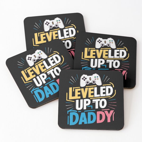 Item preview, Leveled up to daddy designed and sold by HandicraftArt.