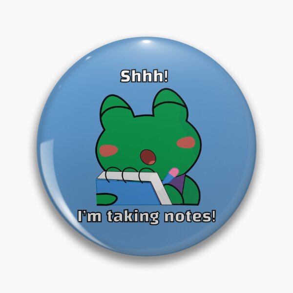 Item preview, Froggy Taking Notes designed and sold by DudyDesigns.