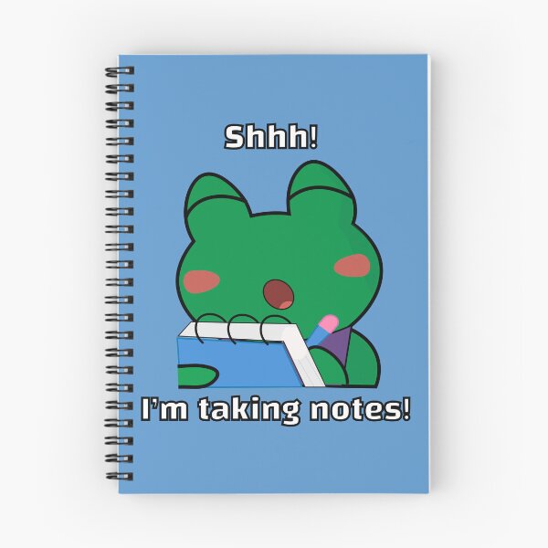 Item preview, Froggy Taking Notes designed and sold by DudyDesigns.