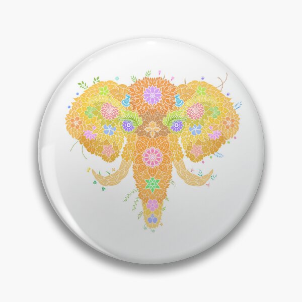 Item preview, Floral  Animal "Elephant" WeArePrettierThanFlowers designed and sold by birthflower.