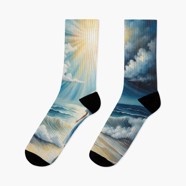 Item preview, Sunlight Seascape Beautiful Painting designed and sold by Simplybe1.