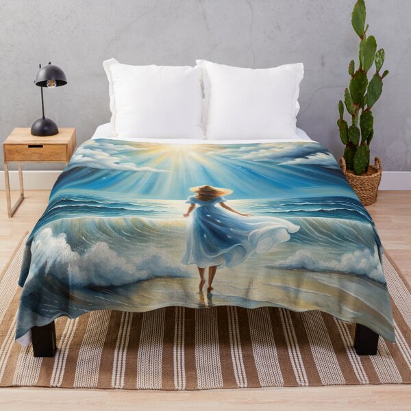Item preview, Sunlight Seascape Beautiful Painting designed and sold by Simplybe1.