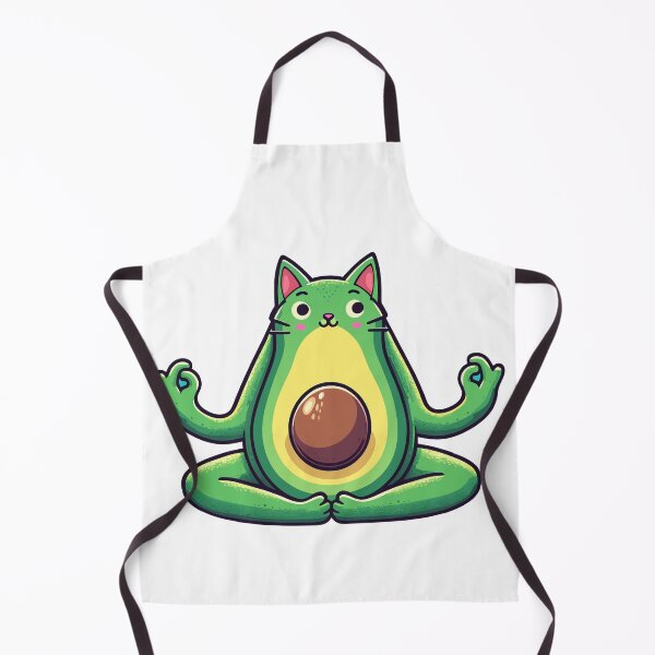 Item preview, Avocado Yoga Cat designed and sold by Designowner.