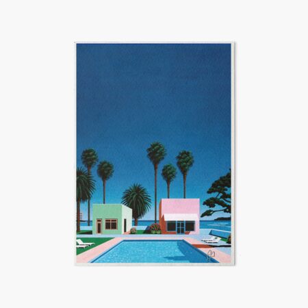 Item preview, Hiroshi Nagai city pop coastal vibes city vaporwave tokyo 80s 90s japanese pop art manga art designed and sold by Nicodemuss.