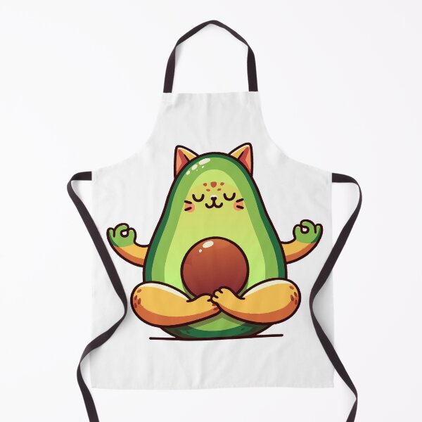 Item preview, Avocado Yoga Cat designed and sold by Designowner.