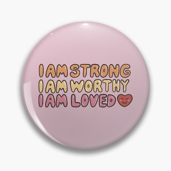 Item preview, Self Love: I am Strong, I am Worthy, I am Loved designed and sold by OceanF-Designs.