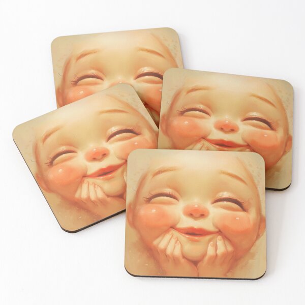 Item preview, Squeeze that Cute Face designed and sold by dazzeink.