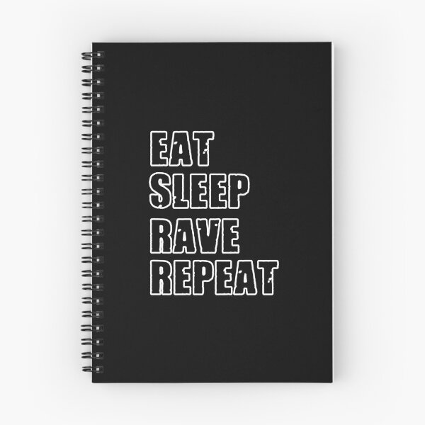 Item preview, Eat, Sleep, Rave, Repeat designed and sold by RaveNamaste.