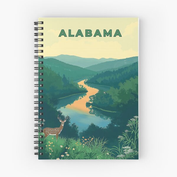 Item preview, Alabama Wilderness Travel Poster designed and sold by YegMark.