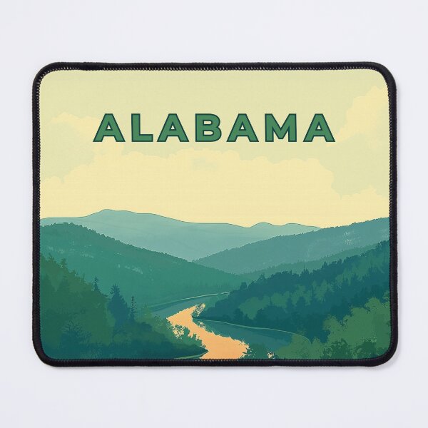 Item preview, Alabama Wilderness Travel Poster designed and sold by YegMark.