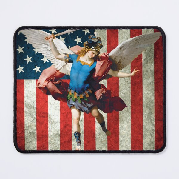 Item preview, Saint Michael the Archangel, defend us in battle. designed and sold by Crux Fidelis.