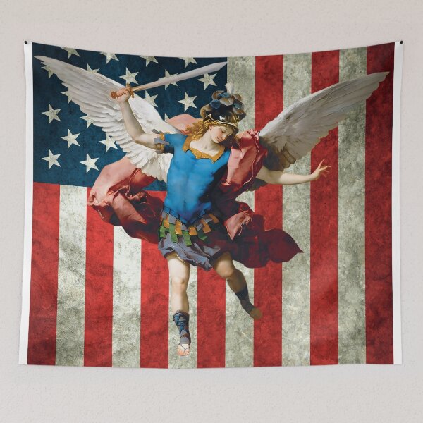 Item preview, Saint Michael the Archangel, defend us in battle. designed and sold by Crux Fidelis.
