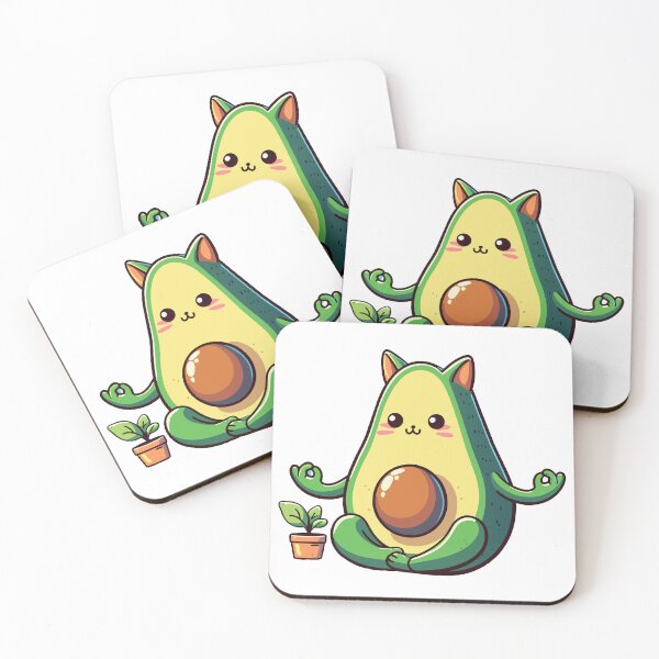 Item preview, Avocado Yoga Cat designed and sold by Designowner.