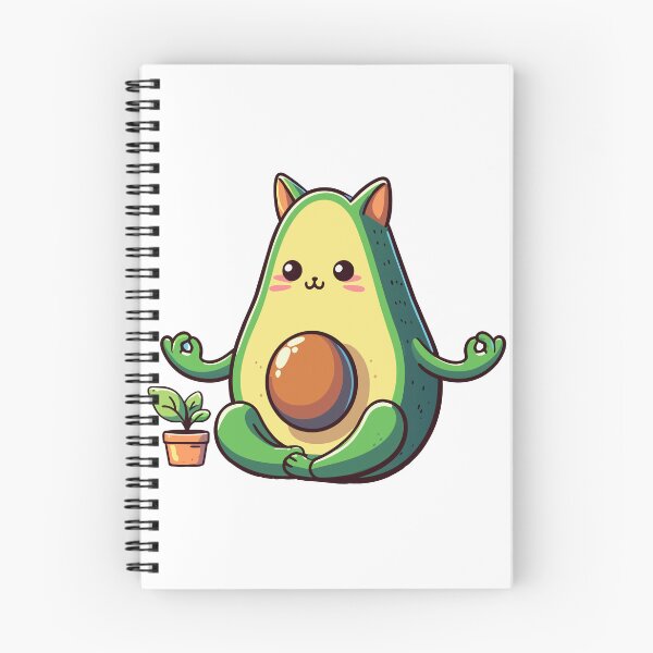 Item preview, Avocado Yoga Cat designed and sold by Designowner.