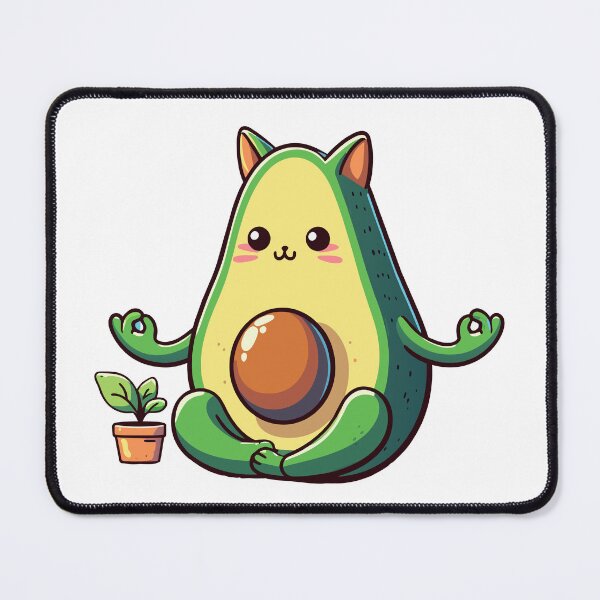 Item preview, Avocado Yoga Cat designed and sold by Designowner.