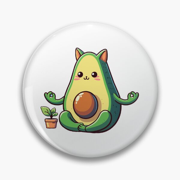 Item preview, Avocado Yoga Cat designed and sold by Designowner.