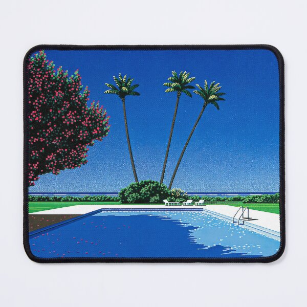 Item preview, Hiroshi Nagai Pool Summer city pop coastal vibes city vaporwave tokyo 80s 90s japanese pop art manga art designed and sold by Nicodemuss.