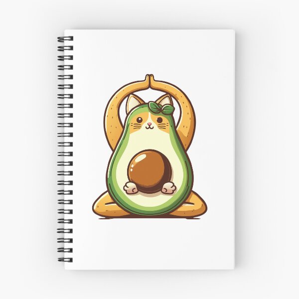 Item preview, Avocado Yoga Cat designed and sold by Designowner.