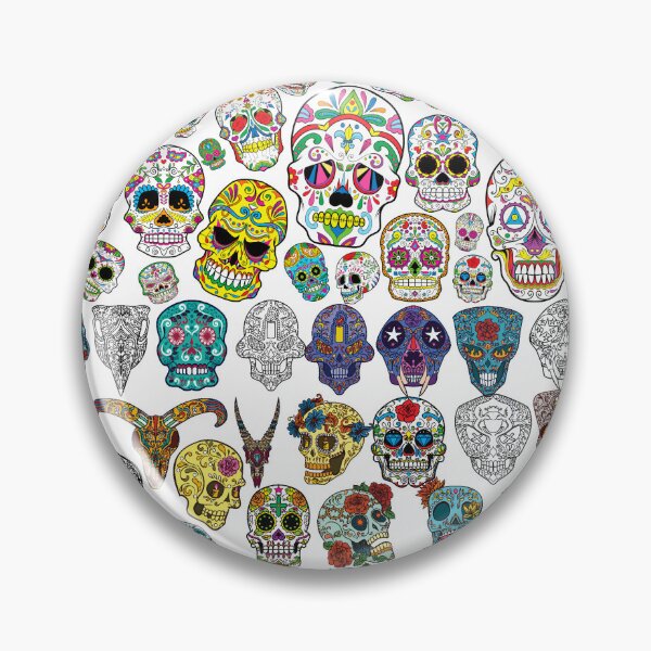 Item preview, Sugarskull Pattern designed and sold by LaughingProf.