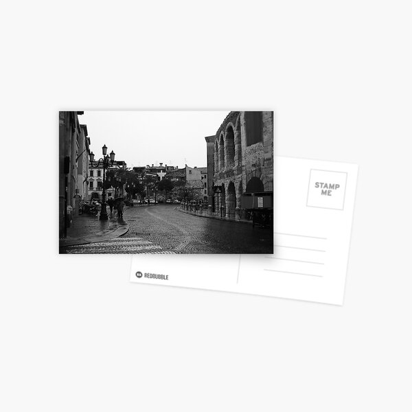 The Streets of Verona Postcard