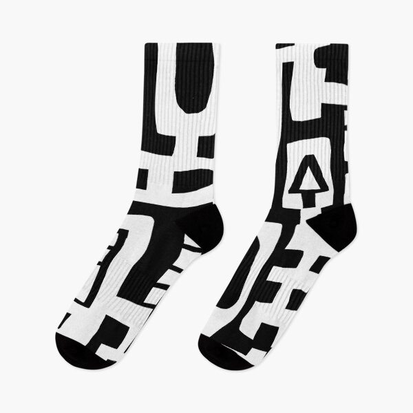 Item preview, Iconic Modern Geometric Papercut Pattern in Black and White designed and sold by Deutschic.