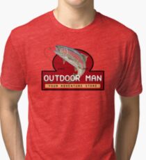 Outdoor Man Mug, Shirts etc. (Last Man Standing) Tri-blend T-Shirt