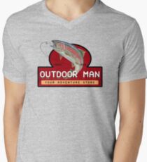 Outdoor Man Mug, Shirts etc. (Last Man Standing) Men's V-Neck T-Shirt